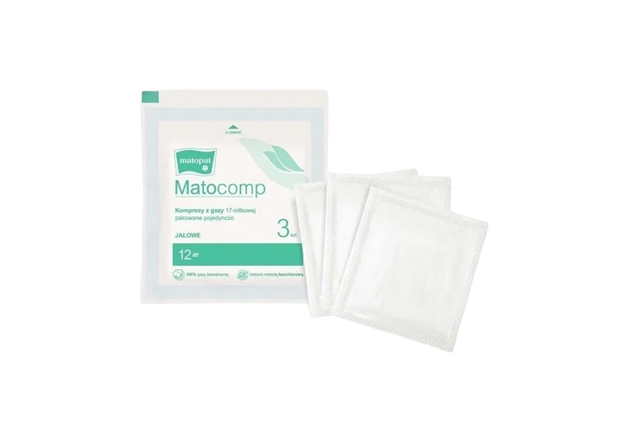 NONVI lux S Kompresy z włokniny_jalowe 4W_7,5cmx7,5cmx5szt